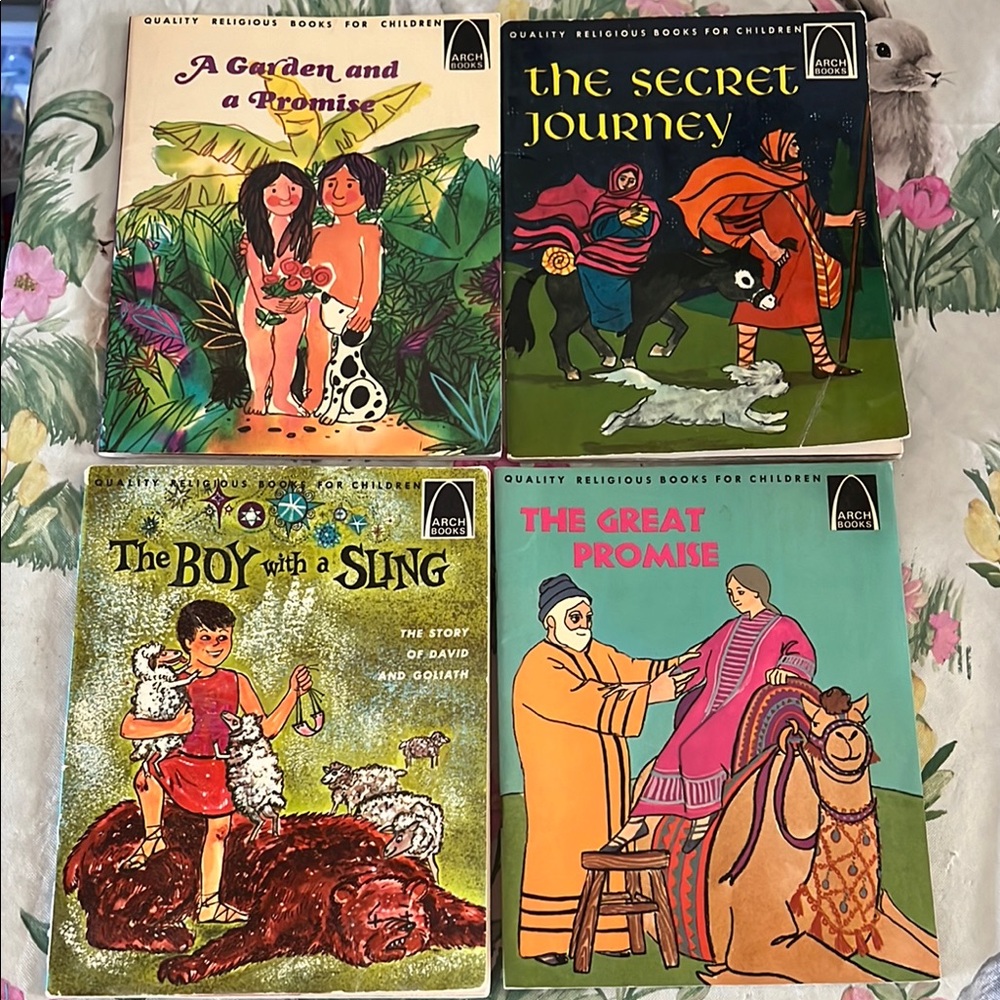 Vintage Children's Religious Arch Books Set